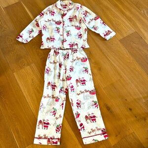 Pottery Barn Kids Santa Pajamas